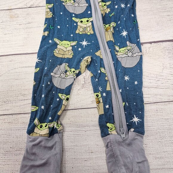 Little Sleepies Disney Grogu Zippy Size Newborn - Picture 3 of 6